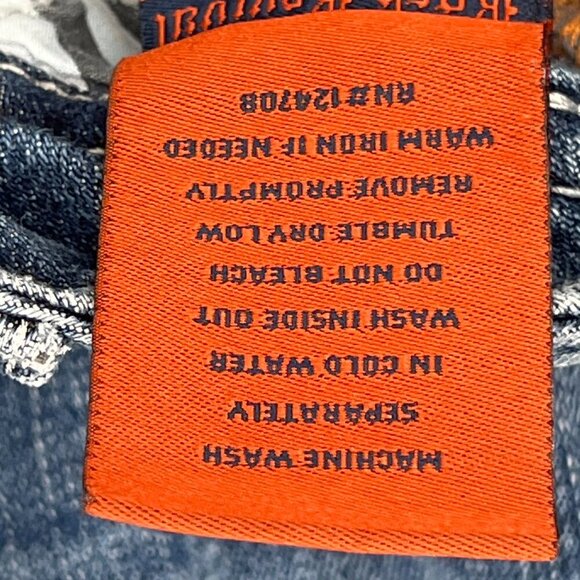 Rock Revival Jeans Size 30 Alivia Straight Leg  Low Rise - Picture 16 of 16